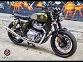 Review Royal Enfield Twin 650  The hulk project