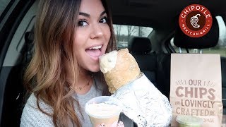 Trying Chipotle's NEW QUESO Dip!