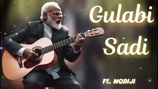 Gulabi Sadi Ani Lali Lal Lal | Ft. MODIJI | Gulabi Sadi Marathi song | AI Cover Song | TuneTastic