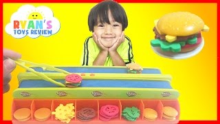 BURGER MANIA BOARD GAME with Ryan ToysReview