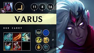 Varus ADC vs Ezreal - EUW Challenger Patch 25.S1.3