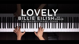 Billie Eilish ft. Khalid - Lovely | The Theorist Piano Cover