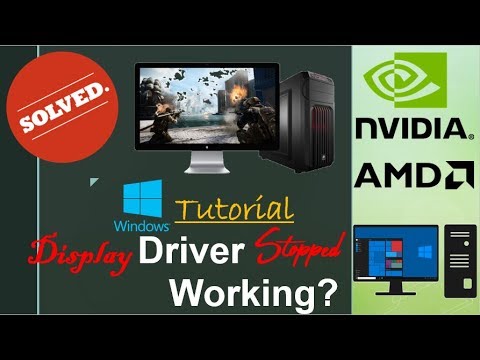 [Solved]Display Driver Stopped Working And Has Recovered|Nvidia|AMD ...