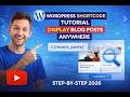 Create a WordPress Blog Grid with Shortcode (Step-by-Step Plugin Tutorial 2026)