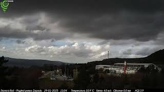 Stanica Roč - Pogled prema Zapadu - 29.01.2025 - Day - TimeLapse