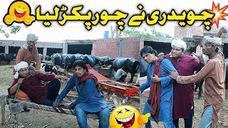 village life | Funny video | Chaudhary ne Chor pakad liya | Funny Faisalabad#tasleemabbas #ranaijaz