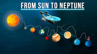 From The Sun To Neptune, Traveling Between The Planets Of The Solar System