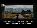 Cycling 3200km & 15 countries in 12 Days | Basel to Davos | Follia 2023 Day 1 | A really long ride.