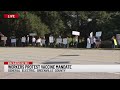 General Electric workers walk out, protest vaccine mandate in Greenville Co.