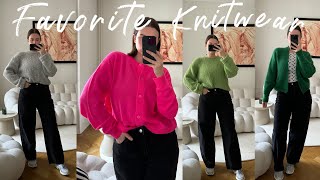 BEST KNITWEAR TRY ON / American Vintage, Sézane, COS, UNIQLO, Goldbergh