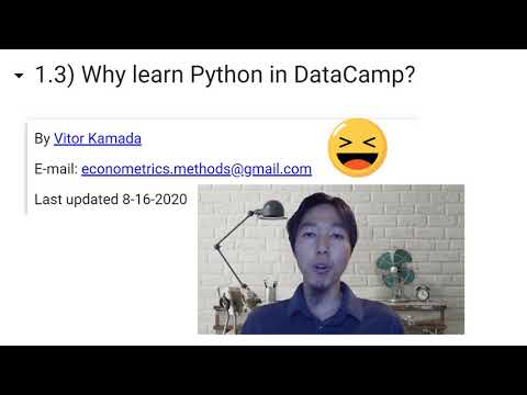 1.3) Why Learn Python In DataCamp? - YouTube