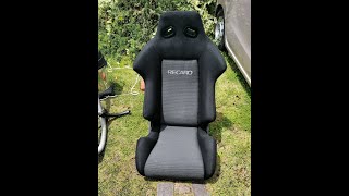 ha36v アルトバン 憧れのバケットシート取付  RECARO SR1  純正シートレール流用