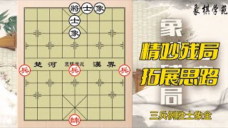 3高兵对士象全，必胜残棋下成和棋，你遇到过没有？