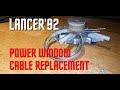 Lancer power window cable replacement