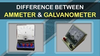 Difference Between Ammeter \u0026 Galvanometer | Electromagnetism Fundamentals | Physics Concepts