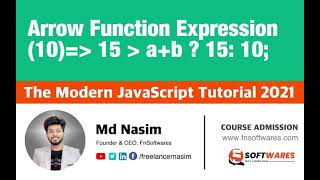 016 | Arrow Function Expression | The Modern JavaScript Tutorial