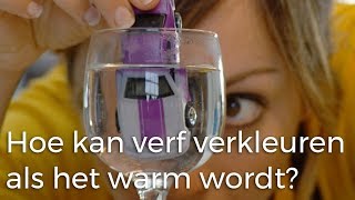 Hoe kan verf verkleuren als het warm wordt? | Vragen van Kinderen