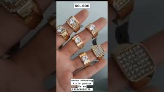 cincin cowok titanium gold #cincin #cincincowok