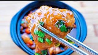 #Chinese food recipes | 无水料理葱香闷鸡 | 鸡肉鲜嫩多汁葱香四溢 #