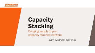 Bringing supply to your capacity strained network with capacity stacking.