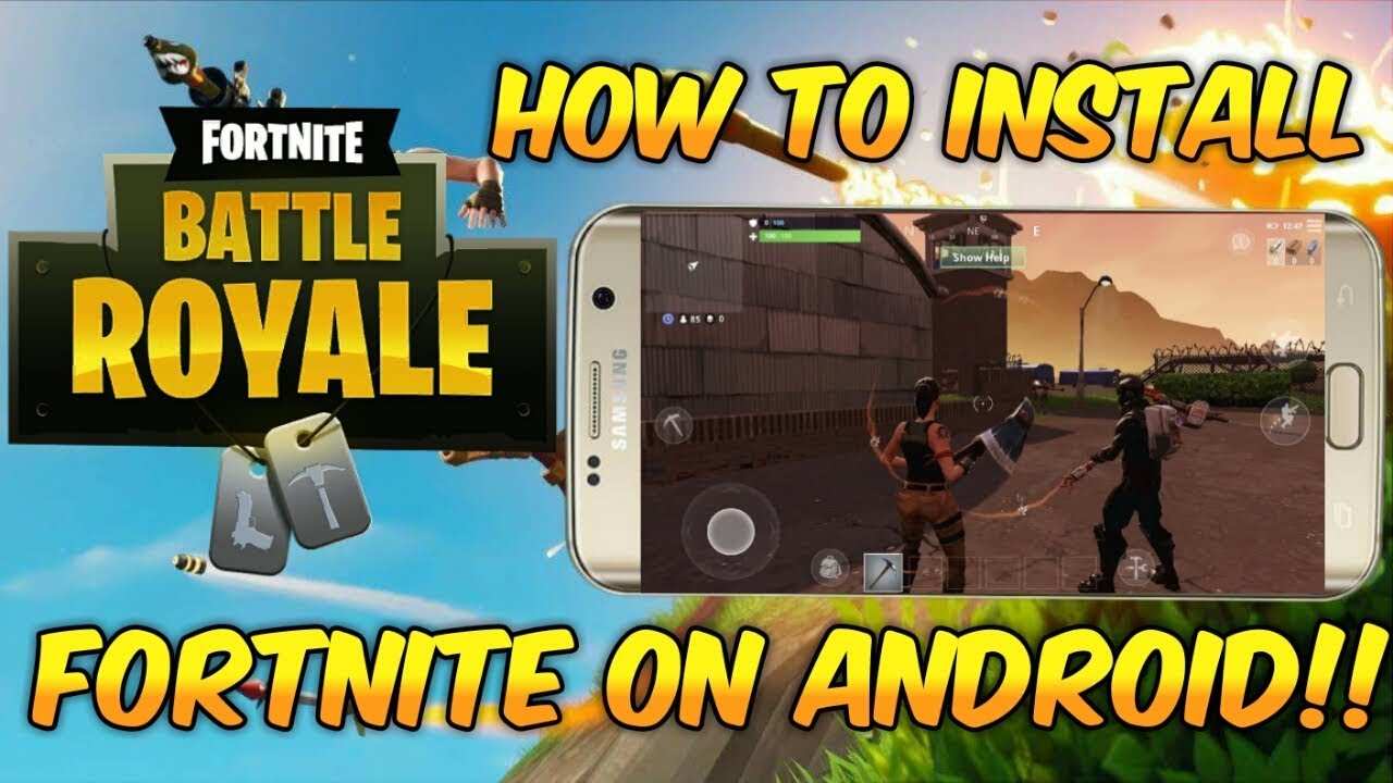 FORTNITE ON ANDROID |HOW TO INSTALL 2018 - YouTube