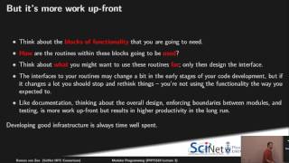 Scientific Computing Lecture 3: Modular Programming
