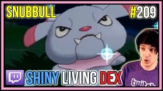 [LIVE] SHINY SNUBBULL REACTION! | Shiny Living Dex #209 | Pokemon X and Y