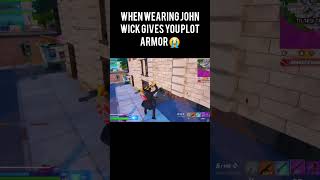 John Wick In Fortnite = PLOT ARMOR 💪 #FORTNITE #SHORTS #GAMING #BATTLEROYALE #RANKED #BEST