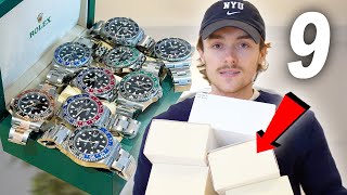 This guy Bought 9 ROLEX Watches from me worth over £100k