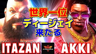 スト6✨板橋 [ザンギエフ] Vs アッキー [ディージェイ] 世界一位 ディージェイ来たる  | Itazan [Zangief] Vs Akki [Dee Jay]✨SF6