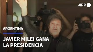 Javier Milei electo presidente de Argentina | AFP