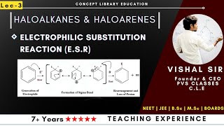 🧪 Electrophilic Substitution Reactions of Haloarenes | #Class12Chemistry 📚 #JEE & #NEETPrep #Organic