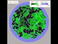 Quorum sensing simulation, fixed autoinducer concentration