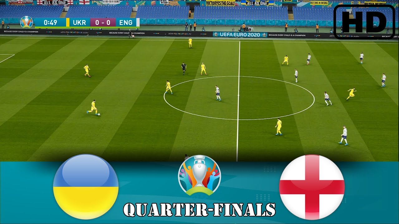 UKRAINE V ENGLAND UEFA Euro 2021 - Quarter Finals - YouTube