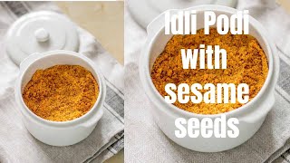 Idli milagai podi Recipe -  இட்லி மிளகாய் பொடி