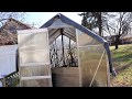 Closing up the Greenhouse for Winter Storage of Fig Trees