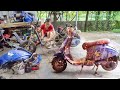 Genius Girl Repair And Restore Old Electric Motorbike - Duyên / Mechanical Girl