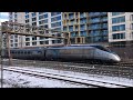 csx u0026 amtrak trains in dc ft. amtrak 301 january 12 13 2025