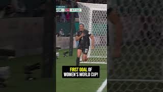 FIRST GOAL of FIFA Women's World Cup! 😱 #WorldCup #Soccer #Shorts