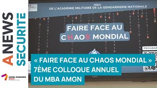 « Faire Face au Chaos Mondial », 7ème colloque annuel du MBA AMGN – Les Incontournables