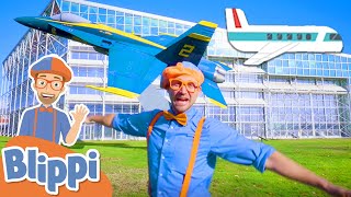 Blippi Explores Planes For Kids | Vehicles For Children | Educational Videos For Kids