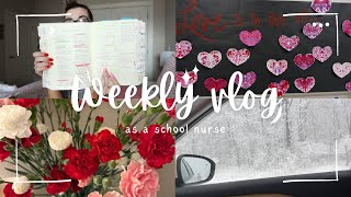 WEEK IN THE LIFE | school nurse 💕💖