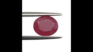 5.55 Ct 6.25 Ratti Natural Untreated Certified Ruby Earth Mined