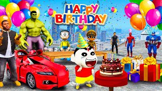 Shinchan Birthday GTA V - Doraemon Nobita Franklin Birthday Celebrations in GTA 5