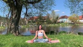 Yoga in nature with Xiaolei zhang