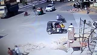 CCTV footage Chain Snatching | Vadodara