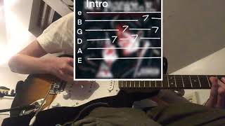 MCR - THE GHOST OF YOU (Guitar cover with on screen tabs)