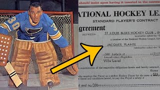 Jacques Plante's 1968-69 St. Louis Blues NHL Contract