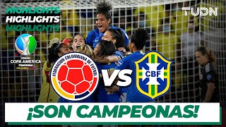 HIGHLIGHTS | Colombia vs Brasil | Copa América Femenil 2022-FINAL | TUDN