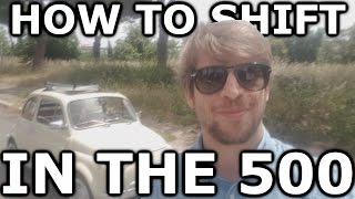 How to Double Clutch and Heel and Toe on a Constant Mesh Gearbox - How to drive a Classic Fiat 500